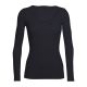 Icebreaker 103194001 XS Shirt/Top T-Shirt Rundhalsausschnitt Langarm Lycra, Merinowolle, Nylon