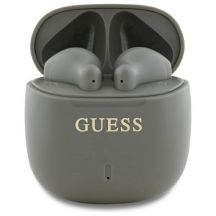 Guess Bluetooth-Kopfhörer GUTWSJ14ESGE TWS + Dockingstation Taupe. Gedrucktes klassisches Logo