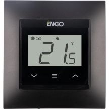 ENGO Controls E55-B – Internet- und Unterputz-Temperaturregler für 55x55-Rahmen, WLAN