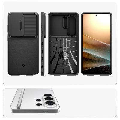 11. Spigen Optik Armor Schutzhülle für Samsung Galaxy S26 Ultra – Schwarz