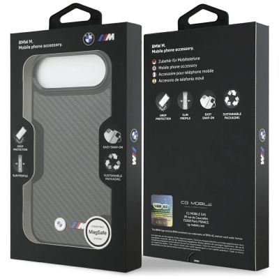 8. BMW M Kevlar Matt MagSafe Hülle für iPhone Air - Schwarz