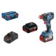 BOSCH.KEY UD.1/2" / HEX 1/4" GDX 18V-200 °C 2x5,0Ah 200Nm LB