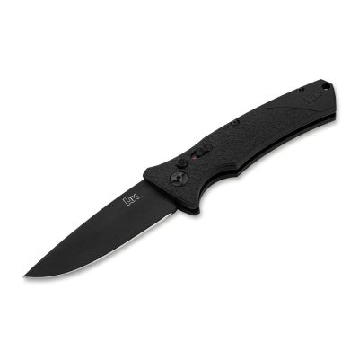 Heckler & Koch FD02 Automatikmesser mit Drop-Point-Spitze aus D2-Stahl