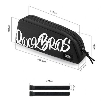 3. Rockbros G009 Flash Journey Oberrohr-Fahrradtasche 0,8 l – Schwarz