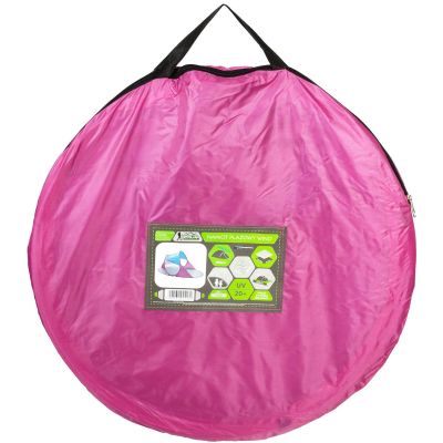 24. SELBSTEXPLOIERENDES STRANDZELT BLAU UND ROSA