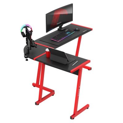 7. Huzaro Hero 6.0 Roter Gaming-Schreibtisch