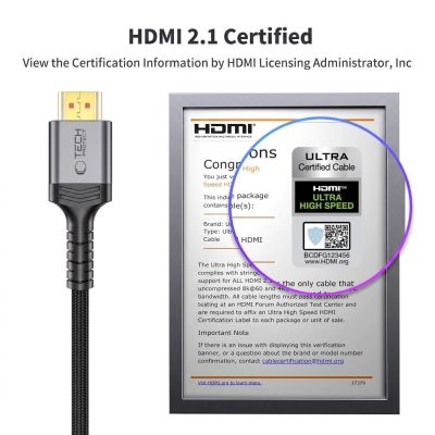 9. Tech-Protect UltraBoost HDMI 2.1 4K 120Hz / 8K 60Hz Kabel 300 cm - schwarz