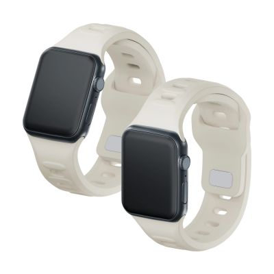 5. 3mk Silikon- Watch für Apple Watch 42/44/45/49 mm – Beige
