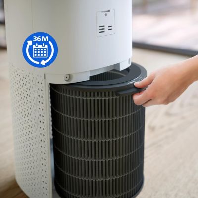 4. Philips 3-in-1-Filter, passend für 2-in-1-Luftreiniger: AC3737/10 NanoProtect HEPA Pro S3 Filter