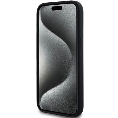 5. Karl Lagerfeld Silikon Choupette Head MagSafe Hülle für iPhone 15 Plus / 14 Plus – Schwarz