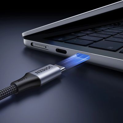 4. Ugreen 2-in-1 USB-C-Kabel – 2x USB-C PD 140W 2m – Schwarz