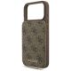 6. Guess 4G Cardslots & Magnetic Closure Crossbody Etui für iPhone 18 Pro Max / 17 Pro Max – braun
