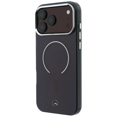 2. Mercedes Double Layer Iconic Logo MagSafe Hülle für iPhone 18 Pro Max / 17 Pro Max - bordeauxrot