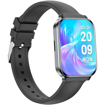 9. Smartwatch Gravity Schwarzes Armband + Armband GT44-5