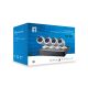 2. LevelOne CCTV 8-Kanal-Set 2MP/IP66/H.264/1x3,5"/IR-30m weiß
