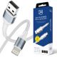 3mk Hyper Cable N-SERIES USB-A / Lightning 1m QC 3.0 5V/2.4A 12W - weiß