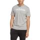16. adidas Essentials Single Jersey Linear Logo-T-Shirt mit Stickerei M IC9277