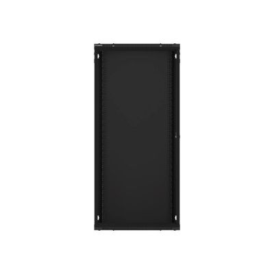 9. Lanberg WF01-6627-10B einteiliger Schrank (27 HE; 1300 mm / 600 mm / 600 mm; Wandmontage; Glas; 19 Zoll; schwarz)