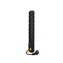 Steckdosenleiste Acar S8 (3 m; schwarz)