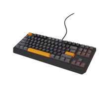 GENESIS Thor 230 TKL Gaming-Tastatur USB + RF Wireless + Bluetooth QWERTY Schwarz, Grau, Orange