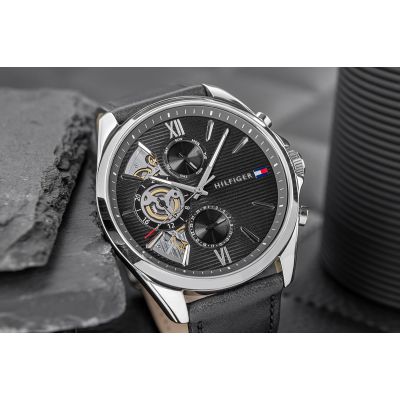 2. Tommy Hilfiger Baker Open Heart Herrenuhr 1710644 + Box