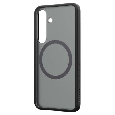 3. Spigen Capella GP-FPS931PGBJW Silikonhülle mit MagFit Magnetring für Samsung Galaxy S25 - Schwarz