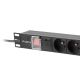 3. Lanberg PDU-07E-0200-BK Steckdosenleiste (16 A; 2 m; schwarz)