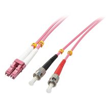 LINDY LWL-Duplex-Kabel LC/ST OM4 10 m 50/125 µm Multimode