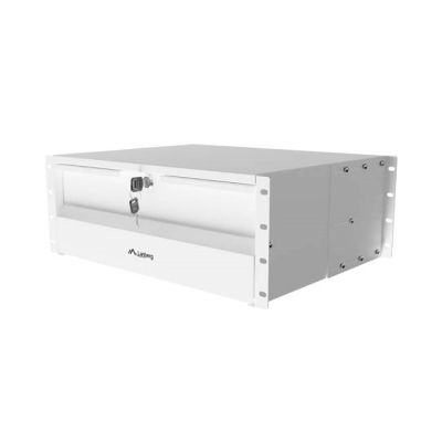 4. LANBERG Schublade für Schränke 19" 4U 360MM GRAU