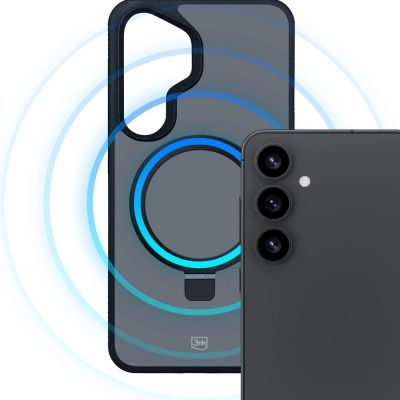 8. 3mk Smoke Case Mag&Stand für Samsung Galaxy S25+ - schwarz