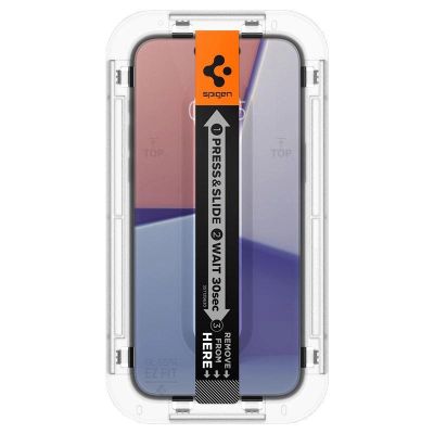 3. Spigen Glas.tR EZ Fit gehärtetes Glas für iPhone 15 Plus / 16 Plus - 2 Stk.