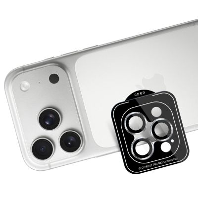5. 3MK Lens Protection Pro Schwarzes gehärtetes Glas für iPhone 18 Pro / 18 Pro Max - Silber