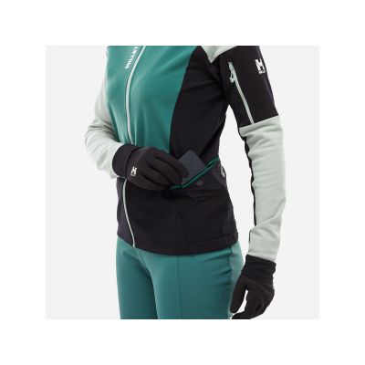 5. MILLET PIERRAENT HOODIE Skijacke grün