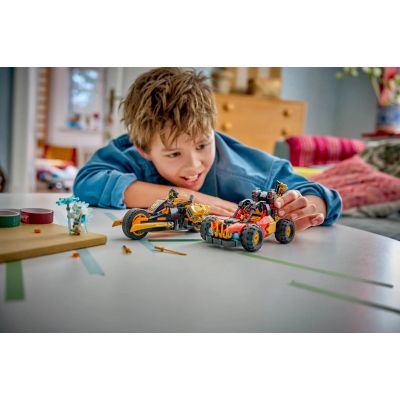 9. LEGO Ninjago 71864 - Kais und Coles Multifunktionsfahrzeuge