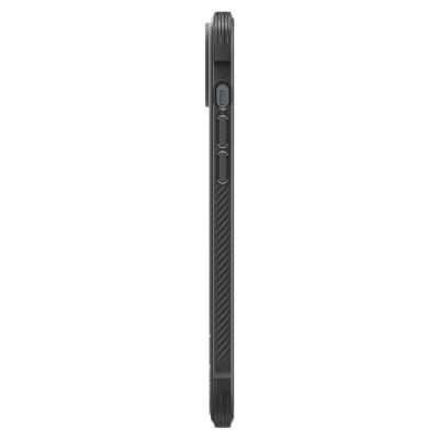 10. Spigen Rugged Armor Mag-Hülle mit MagSafe für iPhone 14 – Mattschwarz