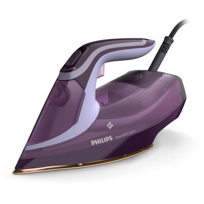 20. Philips | DST8021/30 | Dampfbügeleisen | Kontinuierlicher Dampf 55 g/min | Dampfstoß 240 g/min | Lila