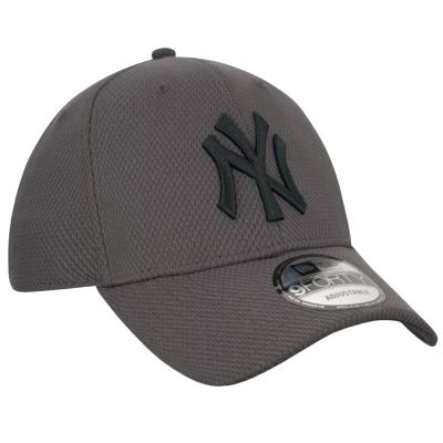 3. New Era 9FORTY Diamond New York Yankees MLB Cap 12523906 Grau OSFM