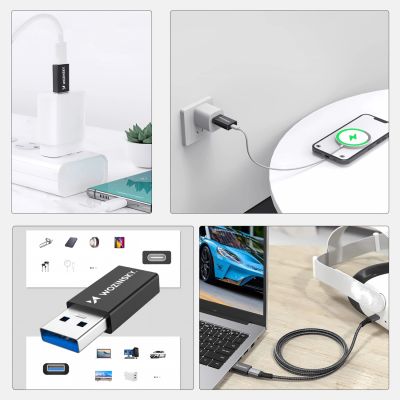 2. Wozinsky WAAC-01 USB-A - USB-C OTG Adapter - Schwarz