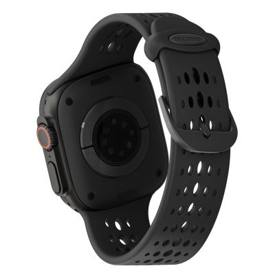 3. Decoded Ares O Uhrenarmband, schwarzes Silikon