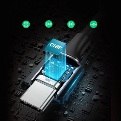 9. Ugreen AV161 Adapter für Kopfhörer Miniklinke 3,5 mm (weiblich) / USB-C (männlich) 10 cm – Schwarz