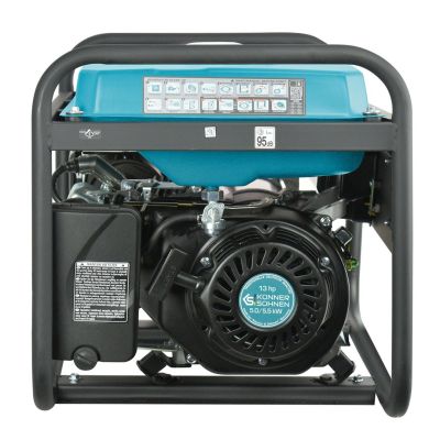 3. Könner & Söhnen KS 7000E Generator 5000 W 25 l Benzin Schwarz, Marine