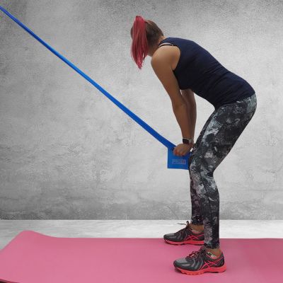 8. FITNESS PROFIT LONG MEDIUM GUMA 200x15x0,45cm blau DK 2227