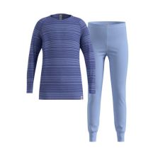 Thermounterwäsche - Odlo Set lang ACTIVE WARM SET Größe 104cm Blau