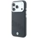 2. BMW-Logo mit schrägen Prägebuchstaben, MagSafe-Hülle für iPhone 17 Pro / 18 Pro – Grau