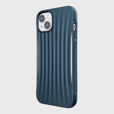 6. Raptic X-Doria Clutch Case iPhone 14 Plus Rückseite blau