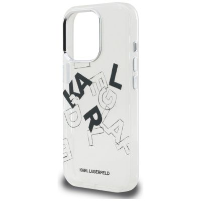 6. Karl Lagerfeld IML Sketched Graphic Case für iPhone 16 Pro – Transparent