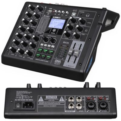 DNA MIX-EFF 4 analoger Audiomixer 4 Kanäle US