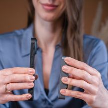 3mk Smoke MagCase Hülle mit MagSafe für iPhone 15 Pro Max – durchscheinend