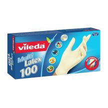 Vileda Naturlatex-Handschuhe, Größe S/M, 100 Stück