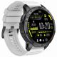 11. GRAVITY GPS GT24-2 Herren-Smartwatch, schwarzes Silikonarmband + weißes Silikonarmband